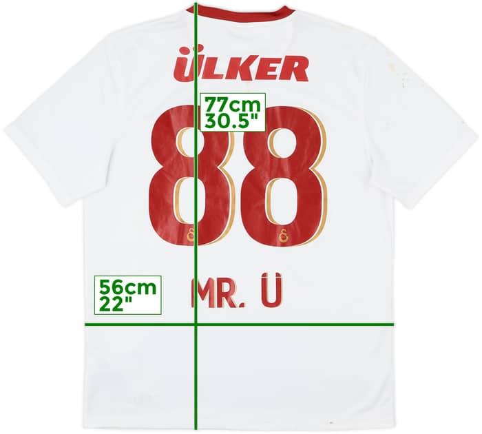 2014-15 Galatasaray Basic Away Shirt MR. U #88 - 6/10 - (L)
