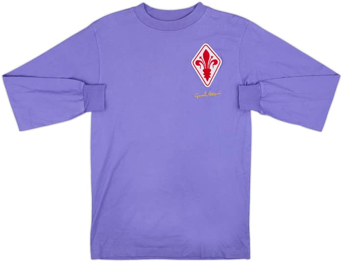 1980s Fiorentina 'Giancarlo Antognoni' Signed Fan L/S Shirt #10 - 7/10 - (L)