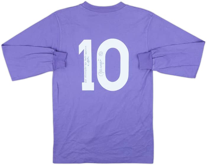 1980s Fiorentina 'Giancarlo Antognoni' Signed Fan L/S Shirt #10 - 7/10 - (L)