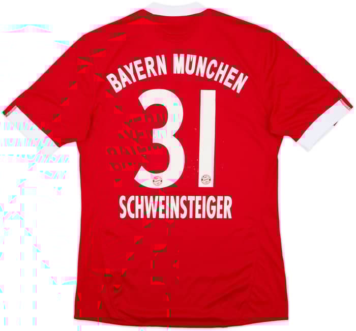 2009-10 Bayern Munich Home Shirt Schweinsteiger #31 - 5/10 - (S)