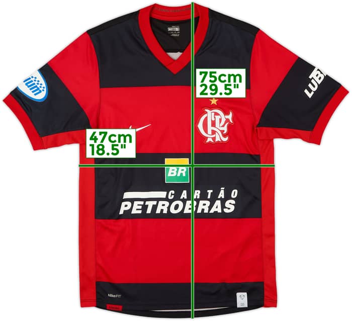 2007 Flamengo Home Shirt #10 - 7/10 - (S)