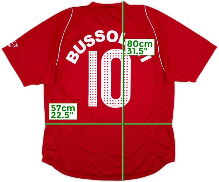 2005-06 Perugia Home Shirt Bussolati #10 - 8/10 - (XL)