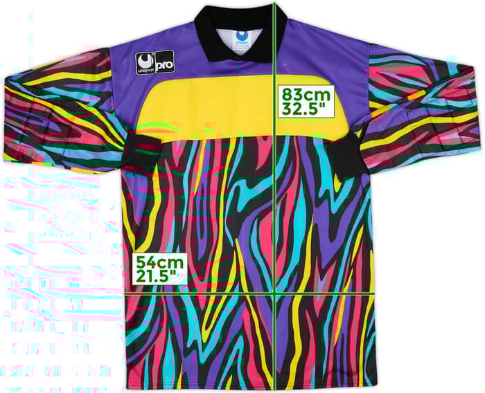 1990s Uhlsport Template GK Shirt #1 - 8/10 - (L)