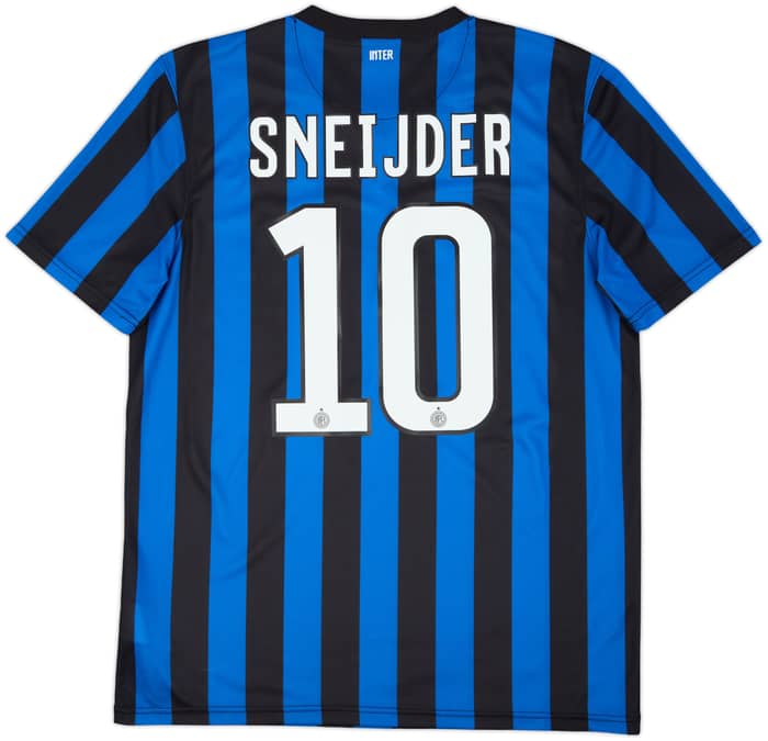2011-12 Inter Milan Basic Home Shirt Sneijder #10 - 8/10 - (L)