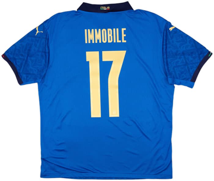 2020-21 Italy Authentic Home Shirt Immobile #17 - 10/10 - (XL)