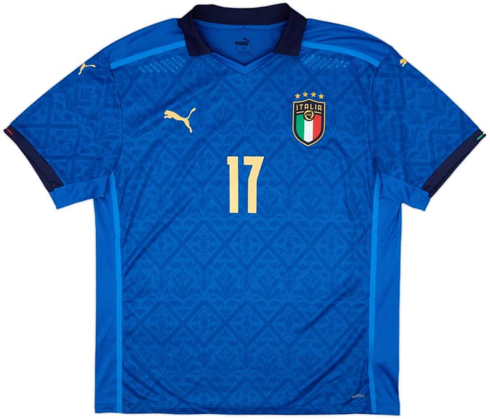 2020-21 Italy Authentic Home Shirt Immobile #17 - 10/10 - (XL)