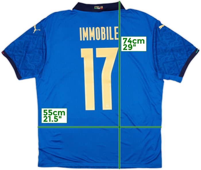 2020-21 Italy Authentic Home Shirt Immobile #17 - 10/10 - (XL)