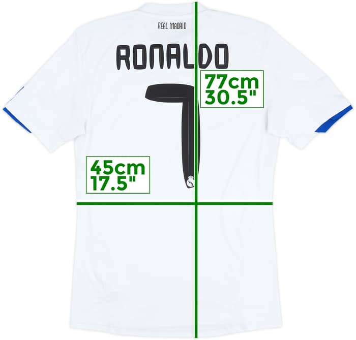 2010-11 Real Madrid Home Shirt Ronaldo #7 - 7/10 - (M)