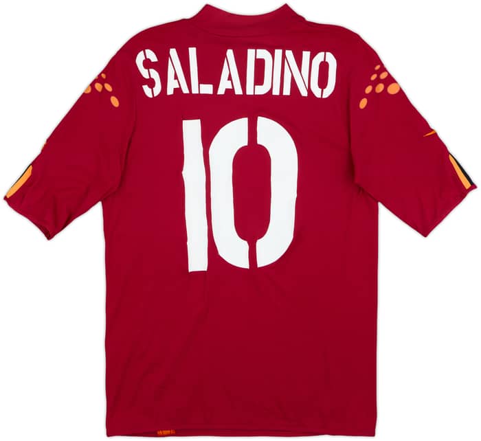 2003-04 Roma Home Shirt Saladino #10 - 6/10 - (M)