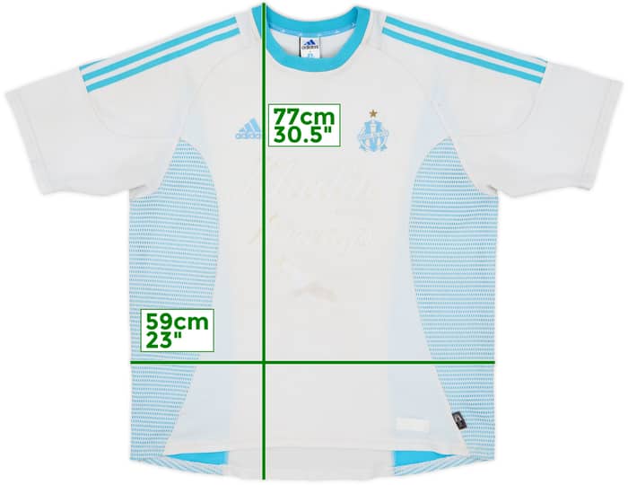 2002-03 Olympique Marseille Home Shirt - 3/10 - (XL)