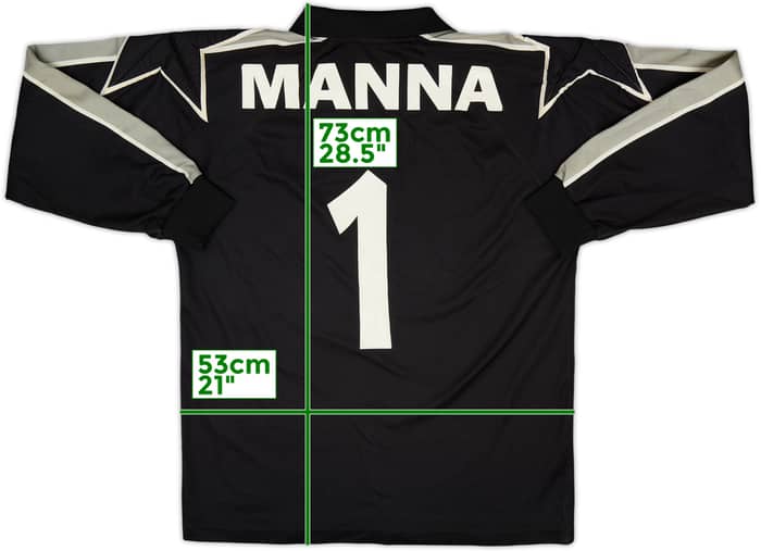 1996-97 Juventus GK Shirt Manna #1 - 6/10 - (XL)