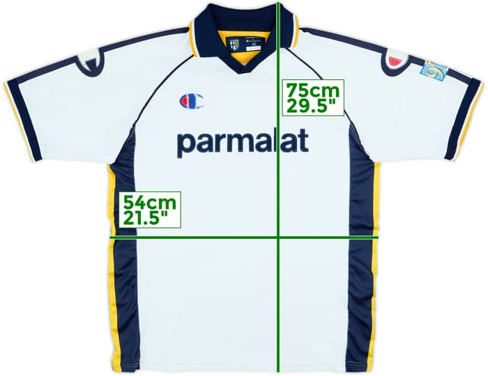 2003-04 Parma Away Shirt Tardini #6 - 3/10 - (XL)