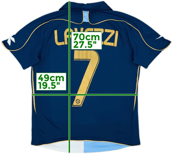 2008-09 Napoli Third Shirt Lavezzi #7 - 4/10 - (M)