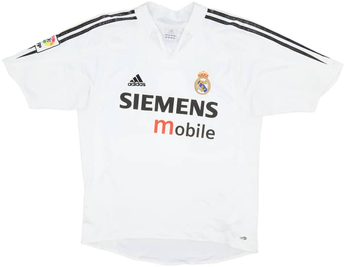 2004-05 Real Madrid Home Shirt Zidane #5 - 6/10 - (M)