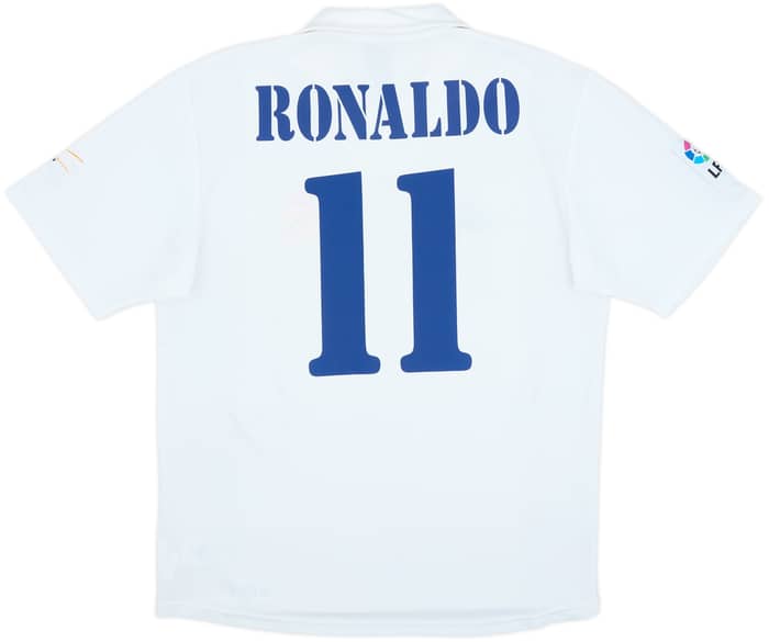 2002-03 Real Madrid Centenary Home Shirt Ronaldo #11 - 8/10 - (M)