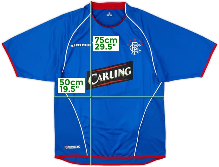 2005-06 Rangers Home Shirt - 6/10 - (M)