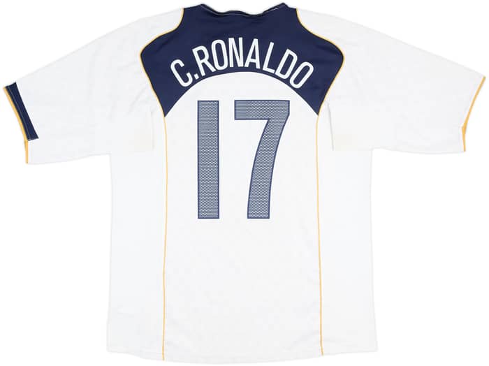 2004-06 Portugal Away Shirt C.Ronaldo #17 - 8/10 - (L)