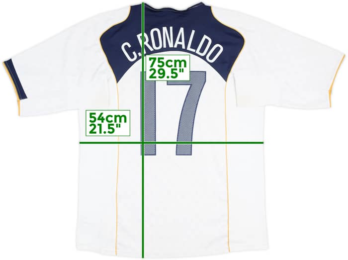 2004-06 Portugal Away Shirt C.Ronaldo #17 - 8/10 - (L)