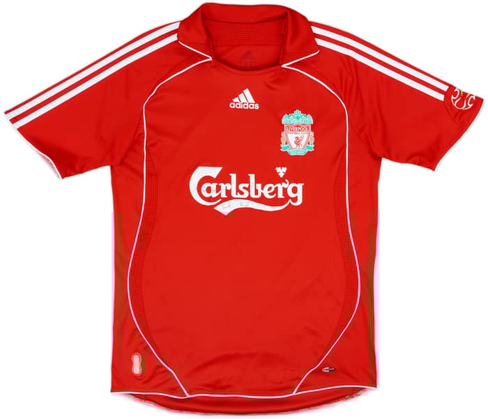 2006-08 Liverpool Home Shirt Alonso #14 - 6/10 - (S)