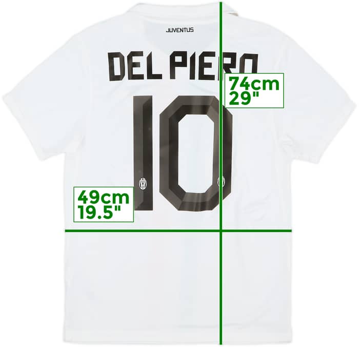 2010-12 Juventus Away Shirt Del Piero #10 - 5/10 - (M)