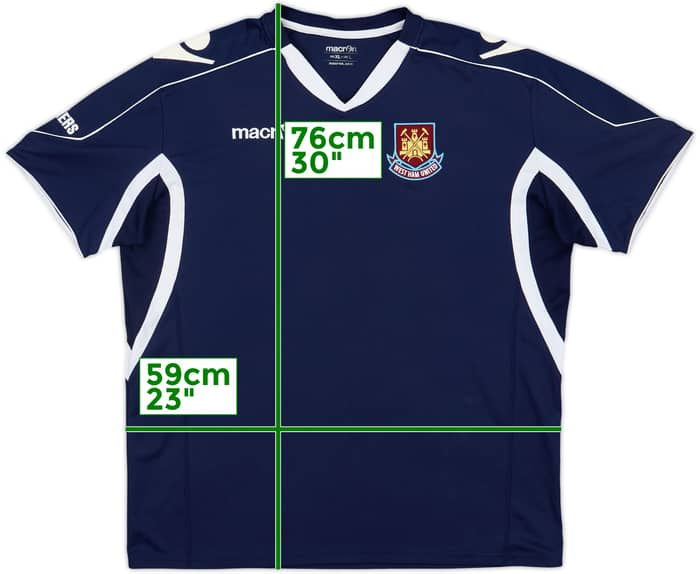 2010-11 West Ham Macron Training Shirt - 5/10 - (XL)