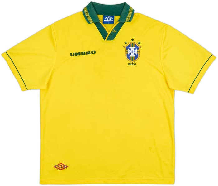 1993-94 Brazil Home Shirt - 8/10 - (XL)