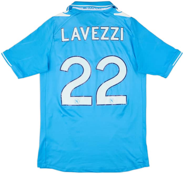 2011-12 Napoli Home Shirt Lavezzi #22 - 6/10 - (XXL)