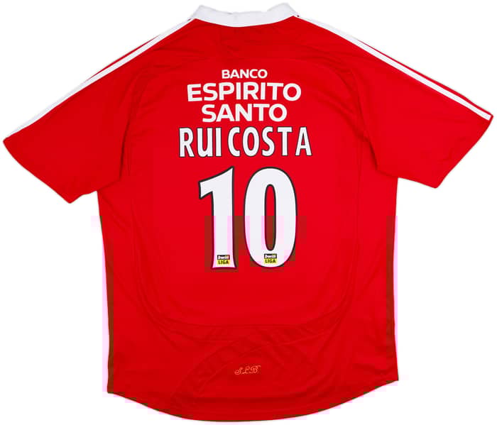 2007-08 Benfica Home Shirt Rui Costa #10 - 8/10 - (XXL)