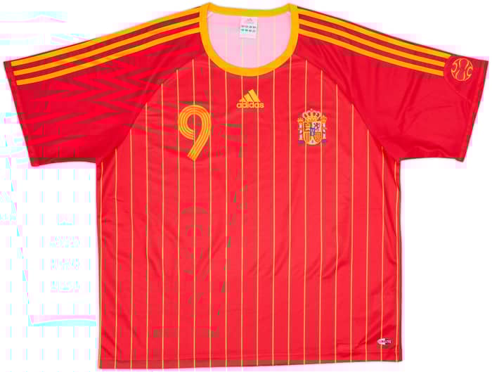 2006-08 Spain Basic Home Shirt Torres #9 - 10/10 - (XL)