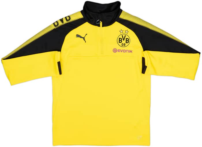 2017-18 Borussia Dortmund Puma 1/4 Zip Drill Top - 9/10 - (S)