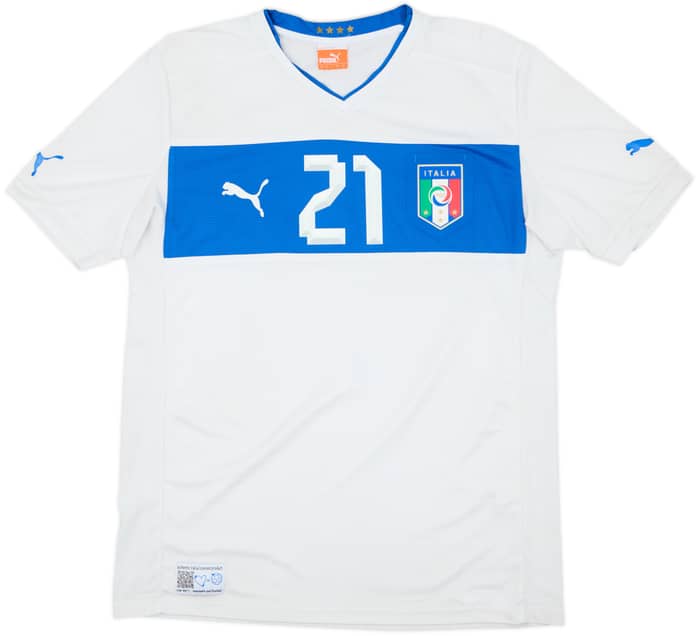 2012-13 Italy Away Shirt Pirlo #21 - 6/10 - (L)