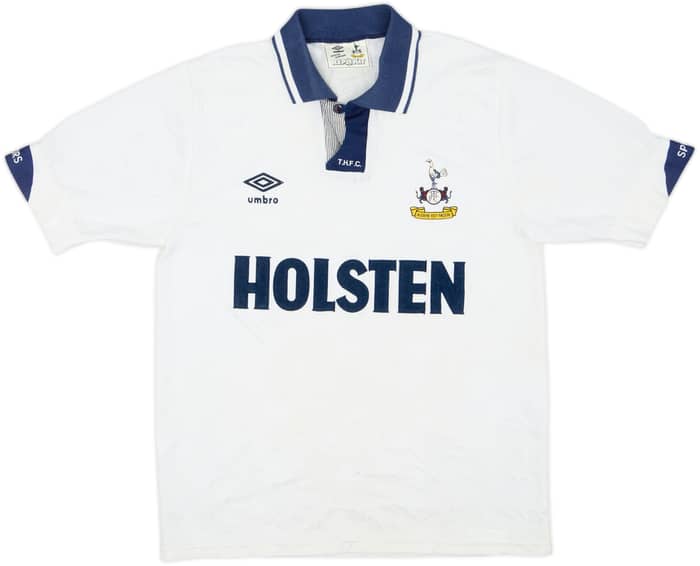 1991-93 Tottenham Home Shirt - 8/10 - (M)