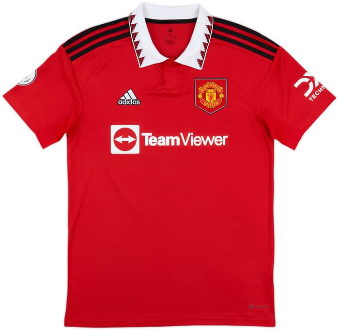 2022-23 Manchester United Home Shirt Casemiro #18 - 8/10 - (M)