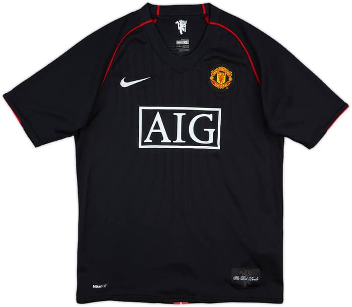 2007-08 Manchester United Away Shirt Ronaldo #7 - 8/10 - (XL.Boys)