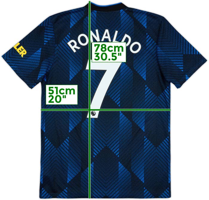 2021-22 Manchester United Third Shirt Ronaldo #7 - 8/10 - (M)