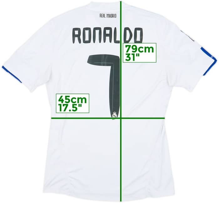 2010-11 Real Madrid Home Shirt Ronaldo #7 - 4/10 - (M)