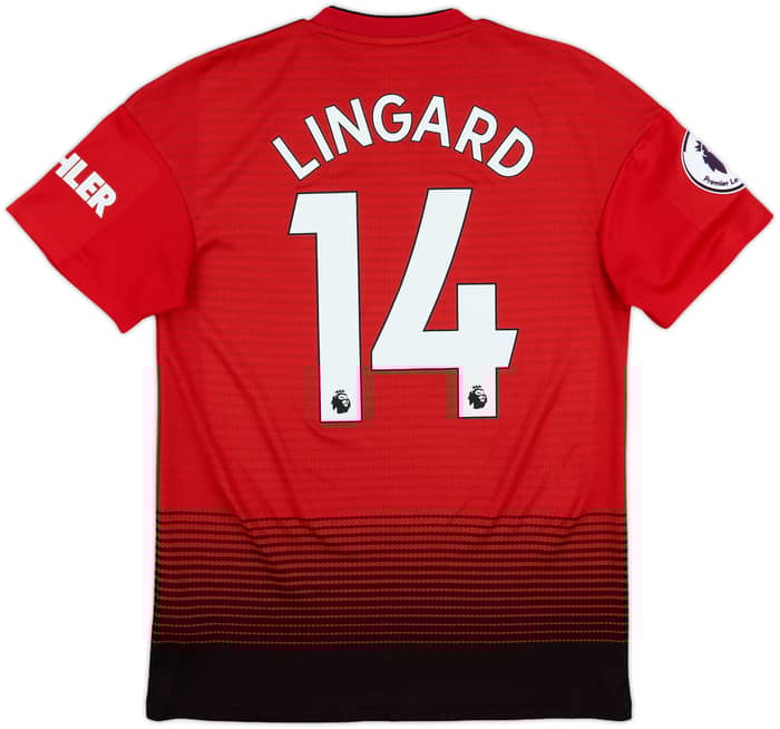 2018-19 Manchester United Home Shirt Lingard #14 - 8/10 - (S)