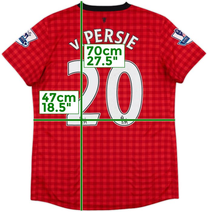 2012-13 Manchester United Home Shirt V.Persie #20 - 4/10 - (M)