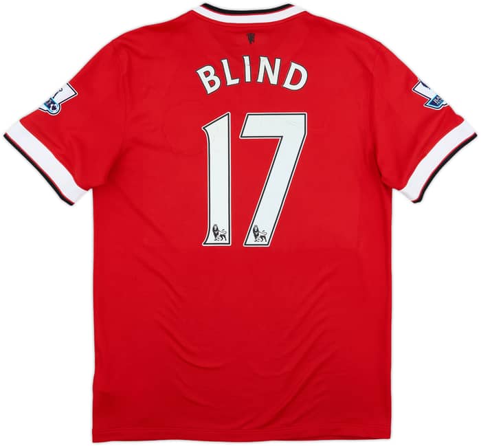 2014-15 Manchester United Home Shirt Blind #17 - 7/10 - (M)