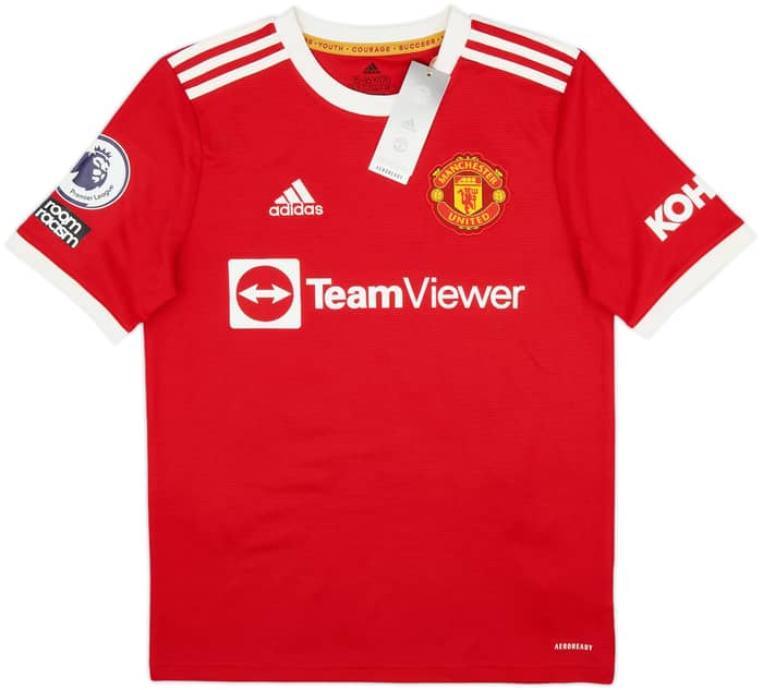 2021-22 Manchester United Home Shirt Cavani #21 (XL.Boys)