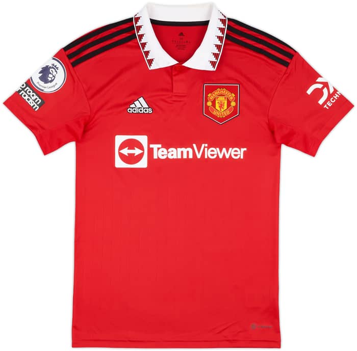 2022-23 Manchester United Home Shirt Eriksen #14 - 7/10 - (XS)