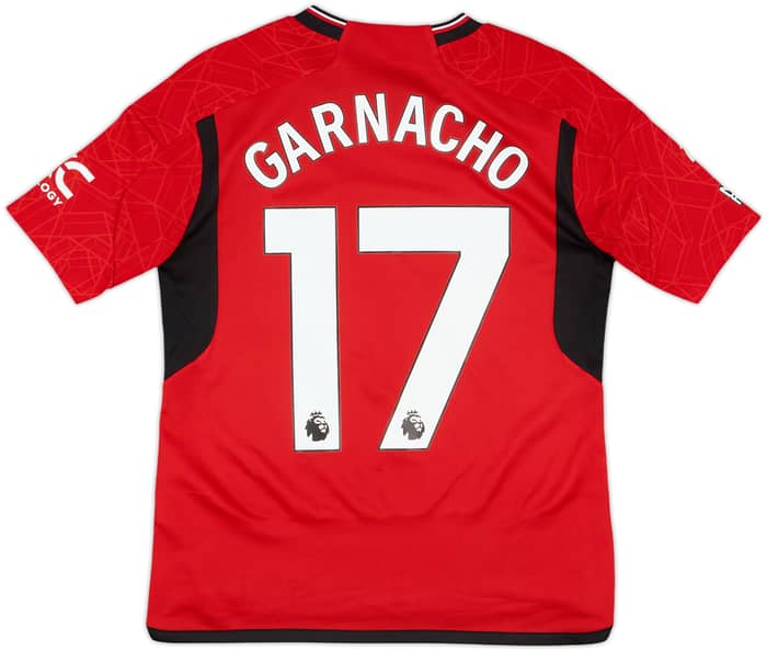 2023-24 Manchester United Home Shirt Garnacho #17 - 10/10 - (L.Boys)
