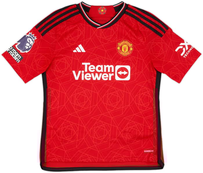 2023-24 Manchester United Home Shirt Garnacho #17 - 10/10 - (L.Boys)