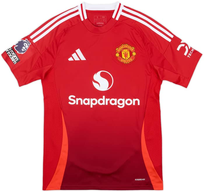 2024-25 Manchester United Home Shirt Mazraoui #3 - 9/10 - (S)