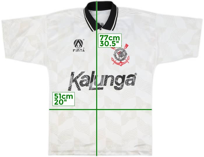 1992-94 Corinthians Home Shirt - 7/10 - (L)