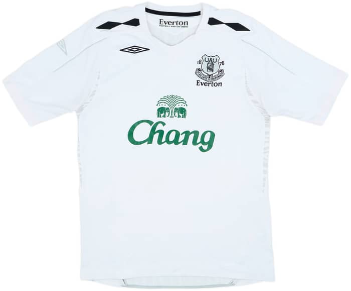 2007-08 Everton Away Shirt Baines #3 - 7/10 - (M)