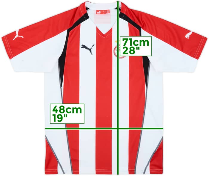 2005-06 Olympiakos Home Shirt - 8/10 - (M)
