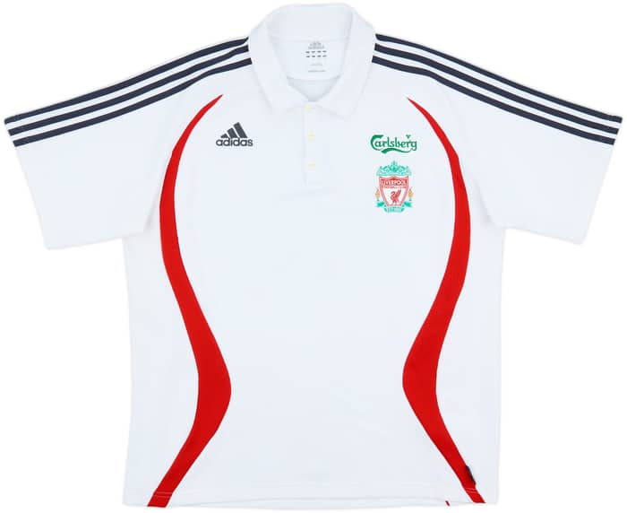 2006-07 Liverpool adidas Polo Shirt - 6/10 - (L)