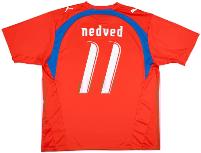 2006-08 Czech Republic Basic Home Shirt Nedved #11 - 10/10 - (XL)