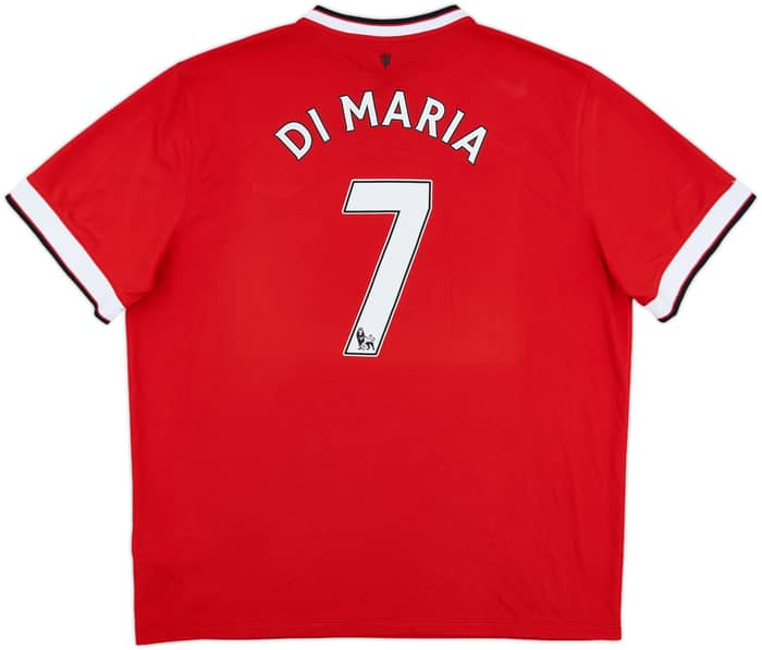 2014-15 Manchester United Home Shirt Di Maria #7 - 8/10 - (XXL)